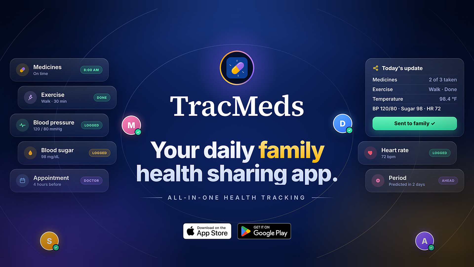 TracMeds — your personal daily health helper. Play video.